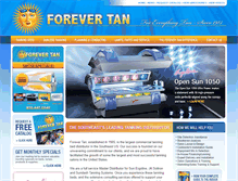 Tablet Screenshot of forevertan.net